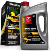 TRIAX Trans-Zero 20W-50 Full Synthetic Hydrostatic Transmission Oil | For Zero-Turn, Riding, and Stand-On Lawn Mowers | Unrivaled Year-Round Protection (1 Gallon)