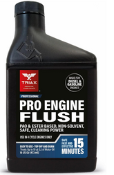 TRIAX Pro Engine Flush Oil-Based Deep Clean Motor Oil Flush Removes Sludge & Carbon | Non-Solvent | Safe for Engine, Seals, Injectors | Professional Shop Grade (16 oz - 473 ml)