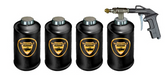 Woolwax® Undercoat Kit 4 Quarts BLACK. PRO GUN (2) Extension wands