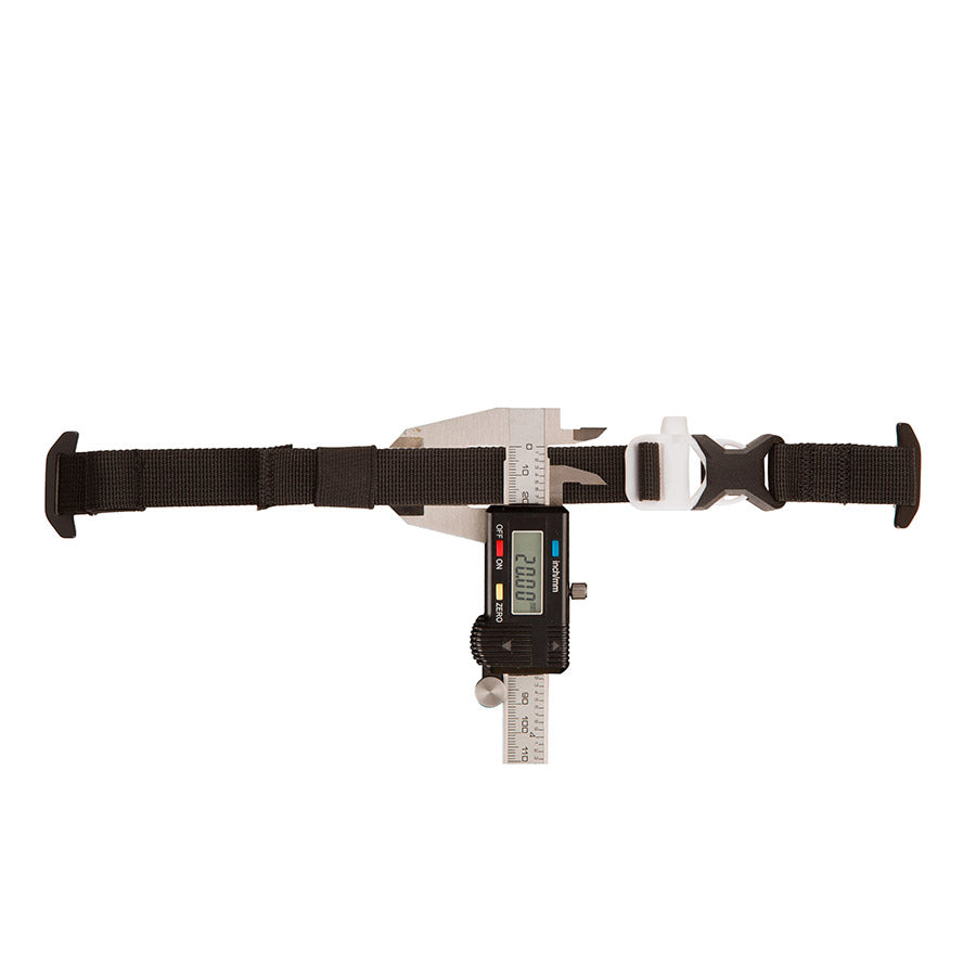 Complete 20mm sternum strap with whistle 721761-01