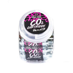 CO2 Refill MTB Cartridges, Qty 25 Jar, 25g