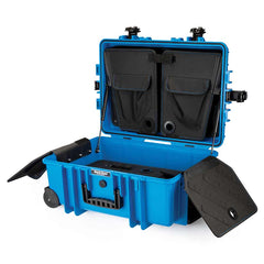 Rolling Big Blue Box Tool Case