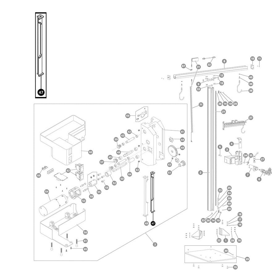 2129.2 Carriage Bearing right 903000-01