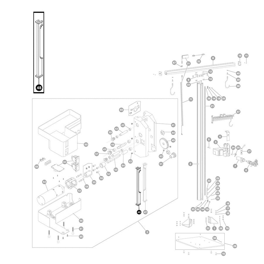 2130.2 Carriage Bearing left 903001-01