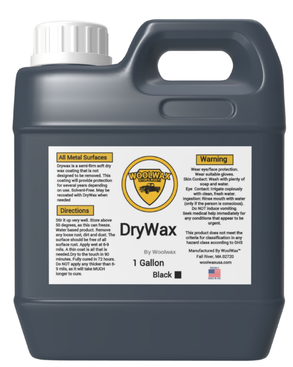 DRYWAX - WoolWax 1 Gallon Jug. Black
