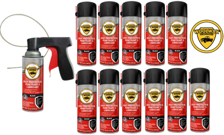 Woolwax® Spray (12) Can Kits (Black)